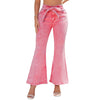 Solid Color Versatile Slim Women's Flare Pants