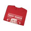 Santa's Naughty List - Ugly Christmas Crewneck Sweatshirt