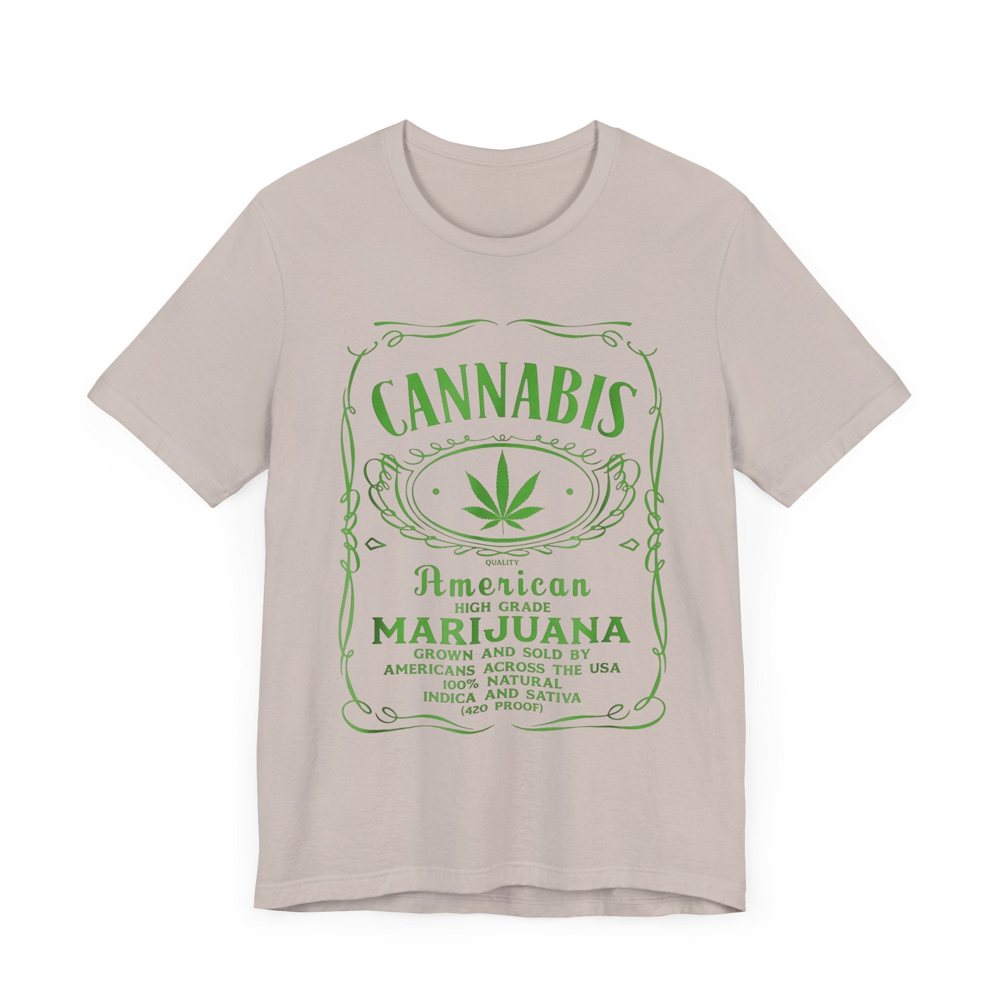 Cannabis American High Grade Marijuana Unisex Tee