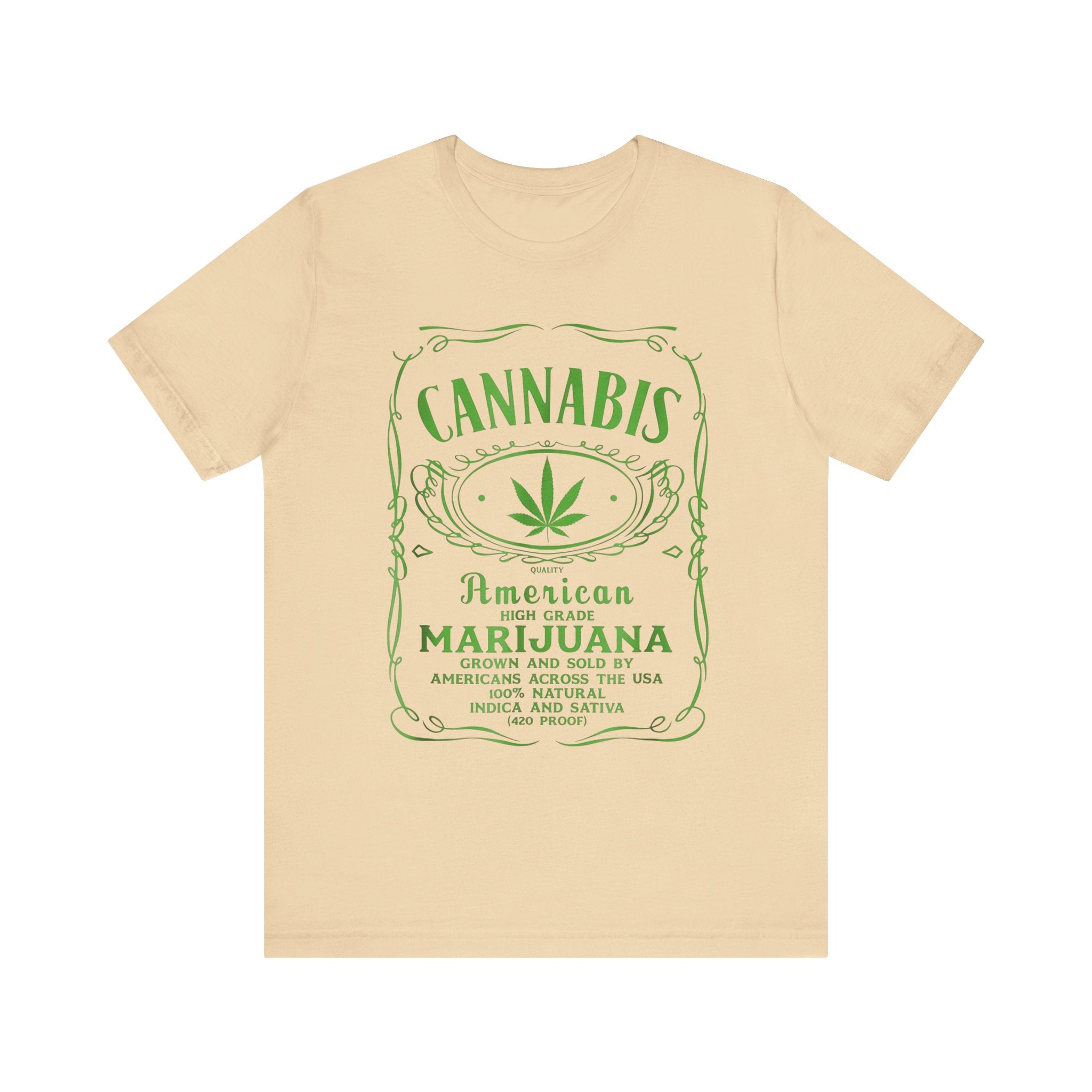 Cannabis American High Grade Marijuana Unisex Tee