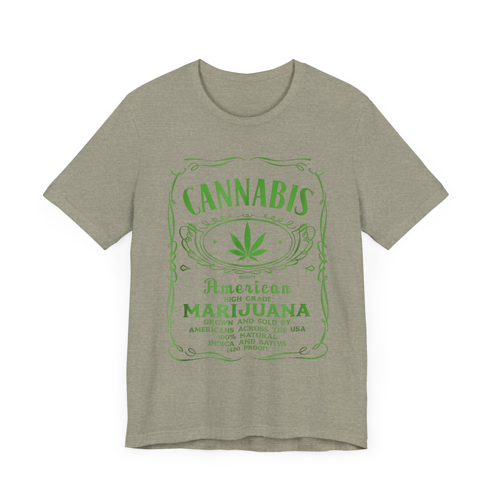 Cannabis American High Grade Marijuana Unisex Tee