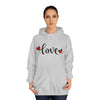 Love Graphic Unisex College Hoodie - Perfect for Valentine's Day & Casual Wear