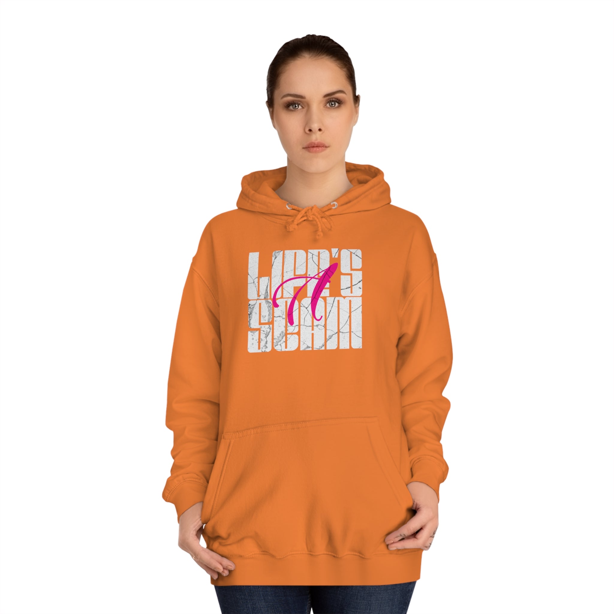 Life's A Scam Unisex College Hoodie