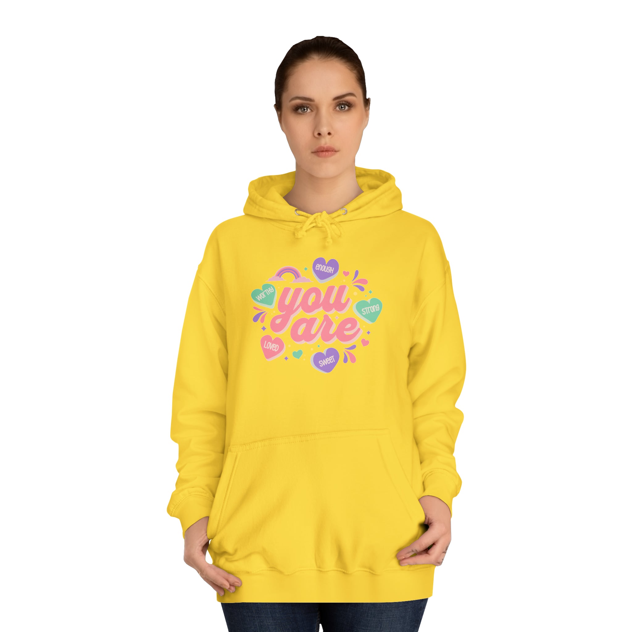 You Are Loved Unisex College Hoodie