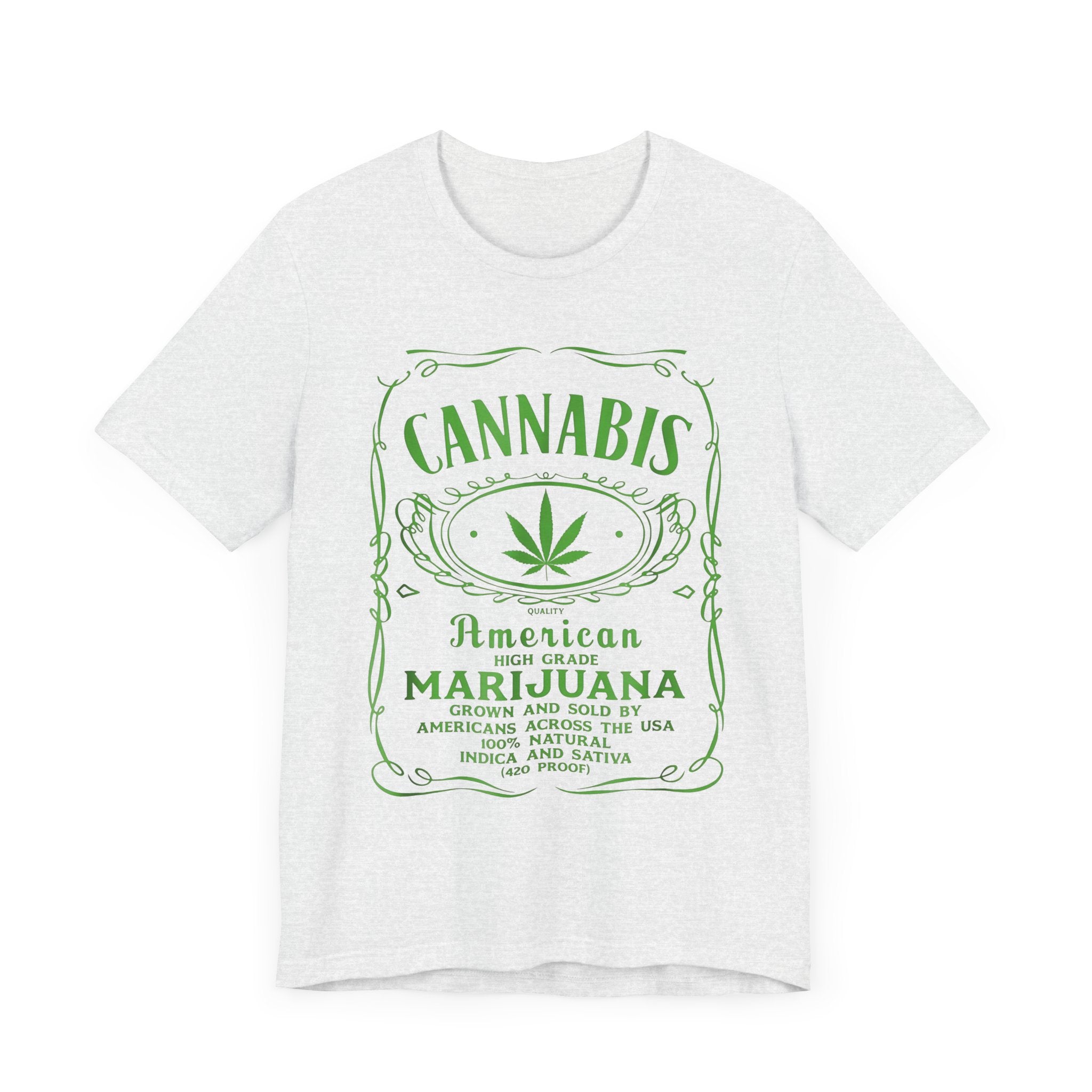 Cannabis American High Grade Marijuana Unisex Tee