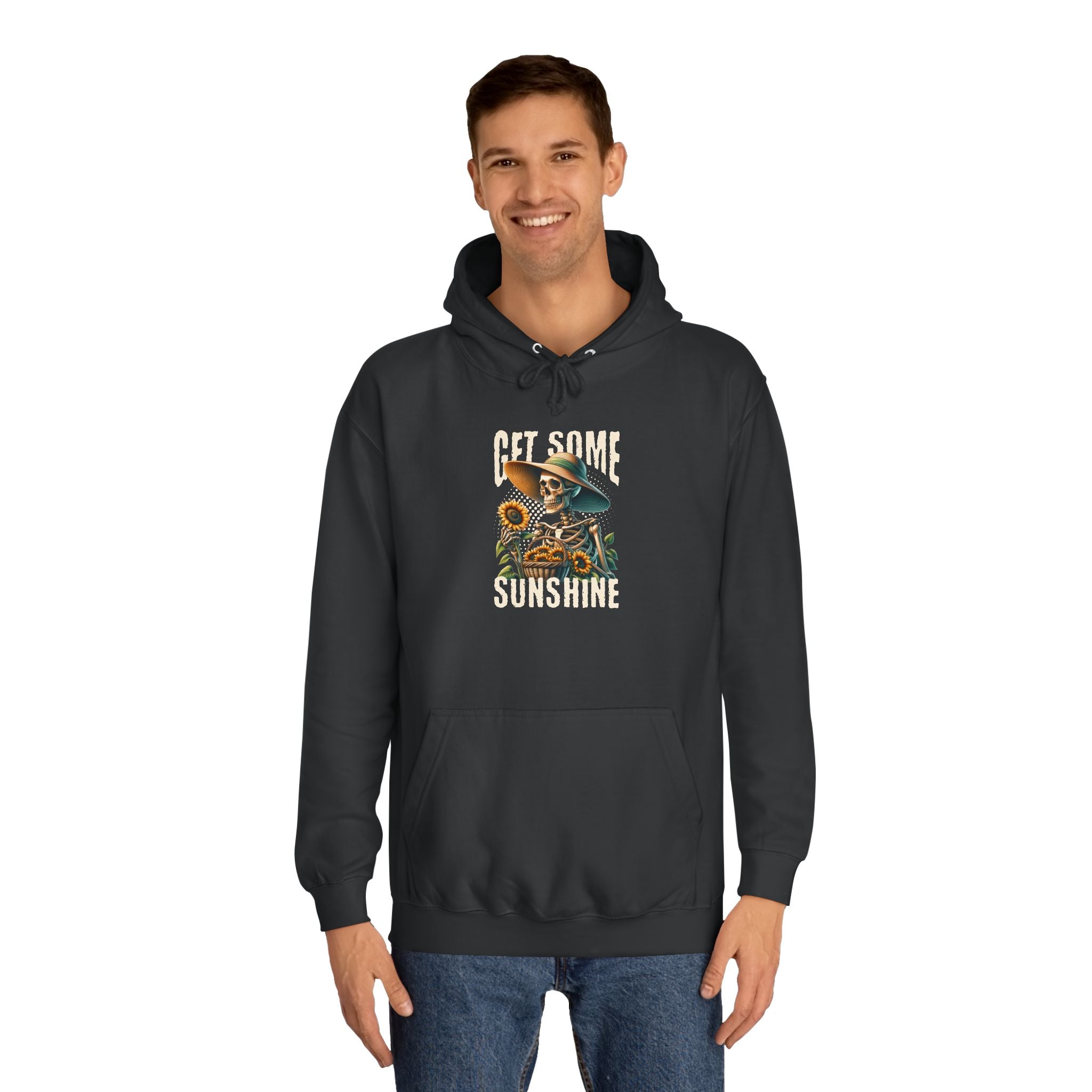 Get Some Sunshine Unisex College Hoodie - Casual Comfort Wear for Sun Lovers