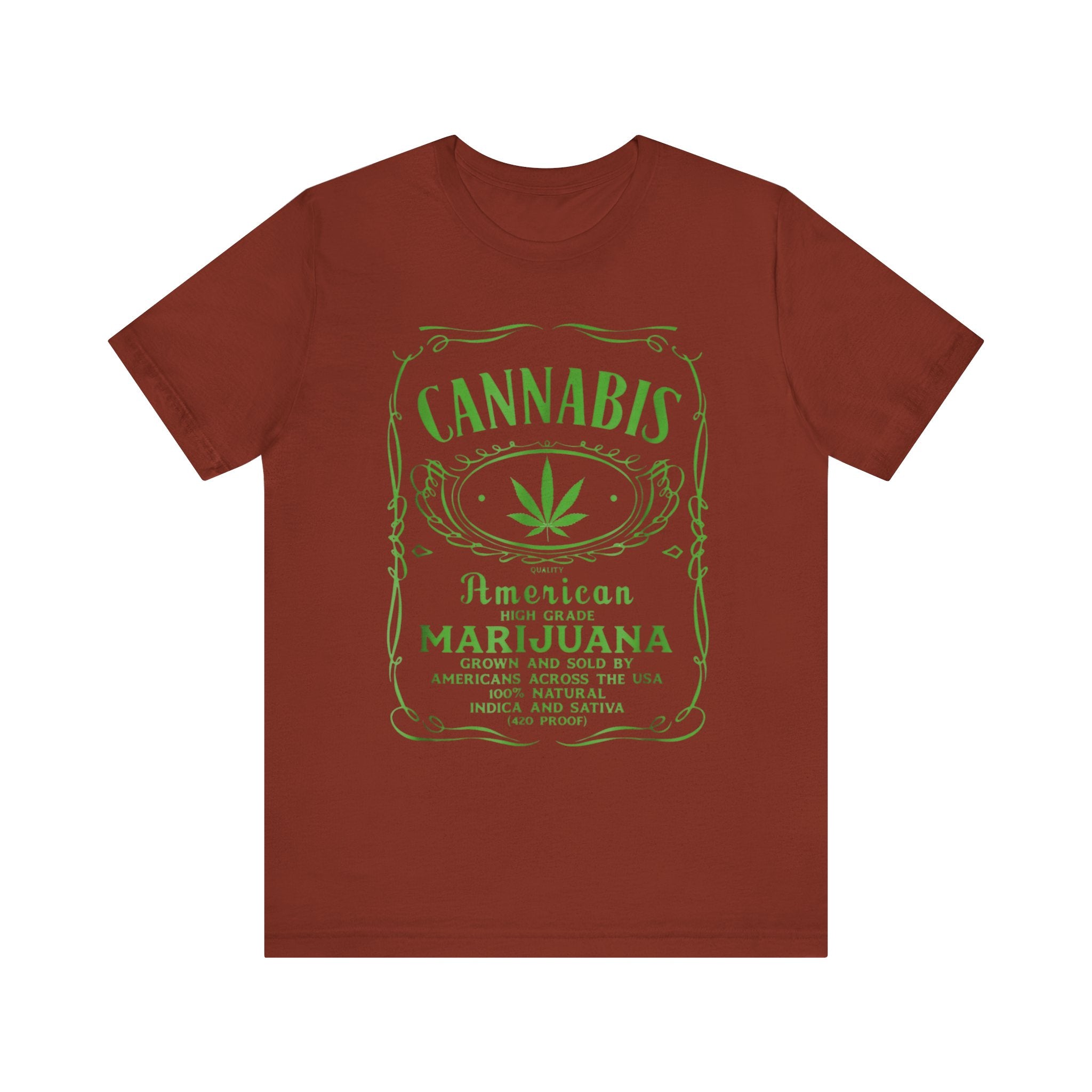 Cannabis American High Grade Marijuana Unisex Tee