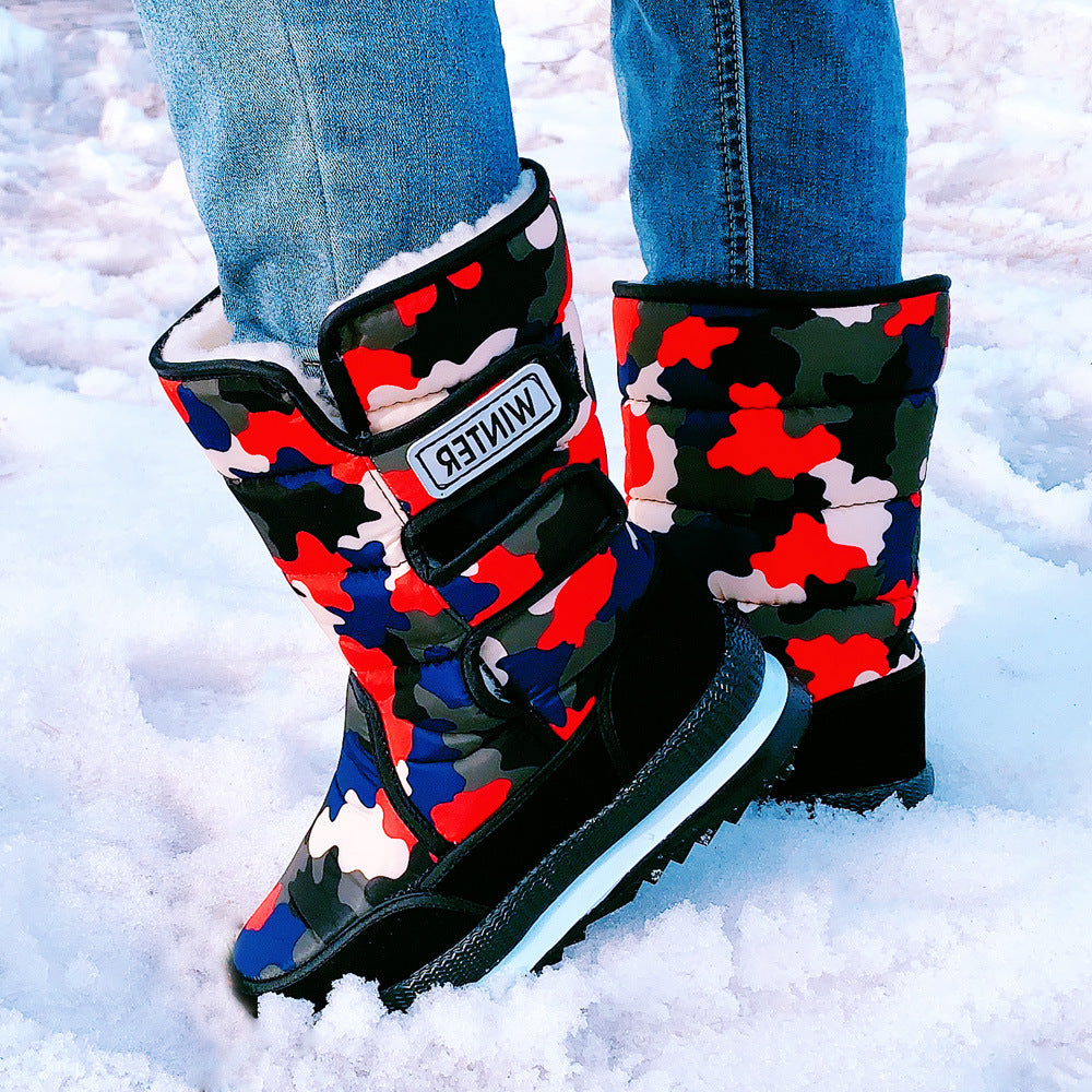 Snow boots warm and antiskid boots