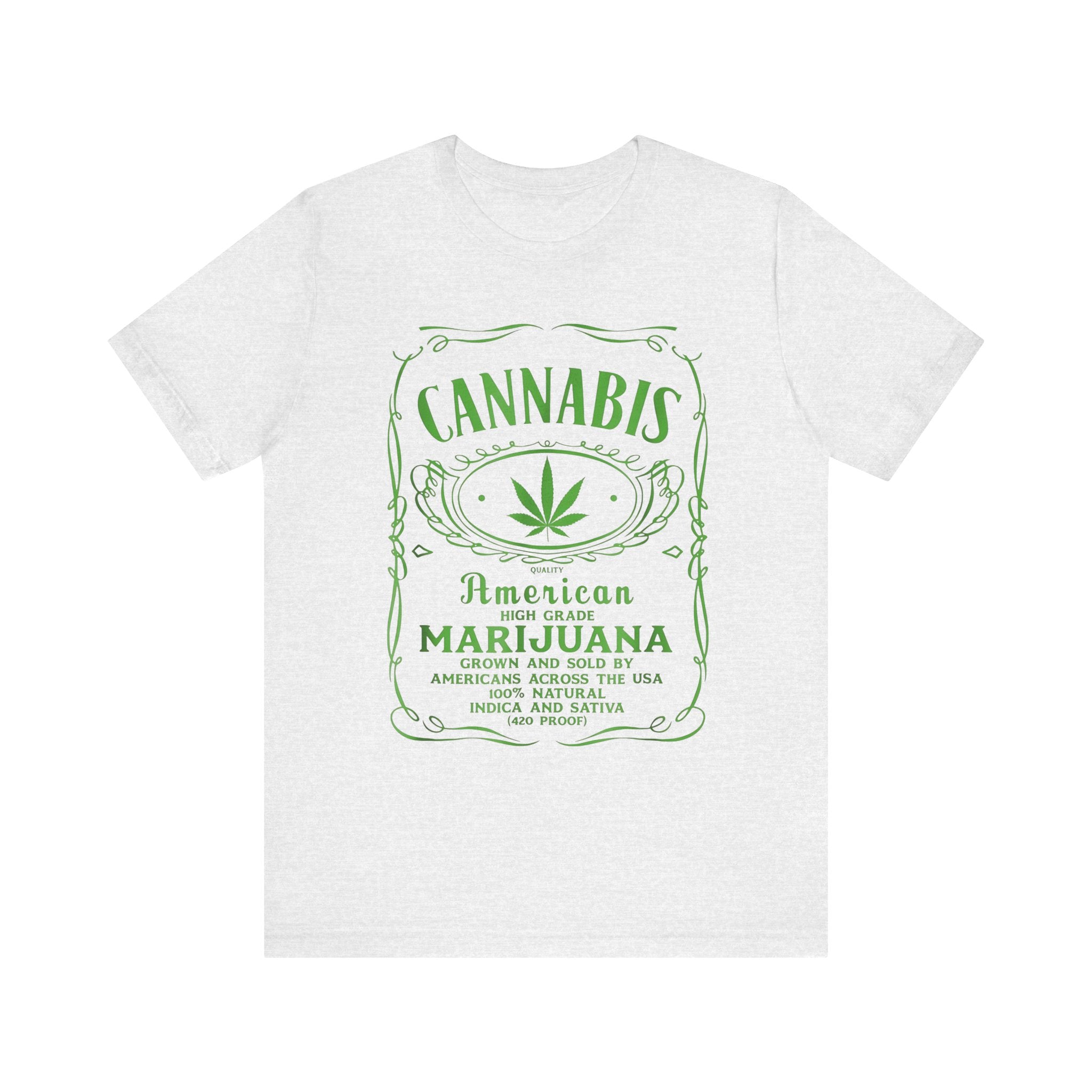 Cannabis American High Grade Marijuana Unisex Tee