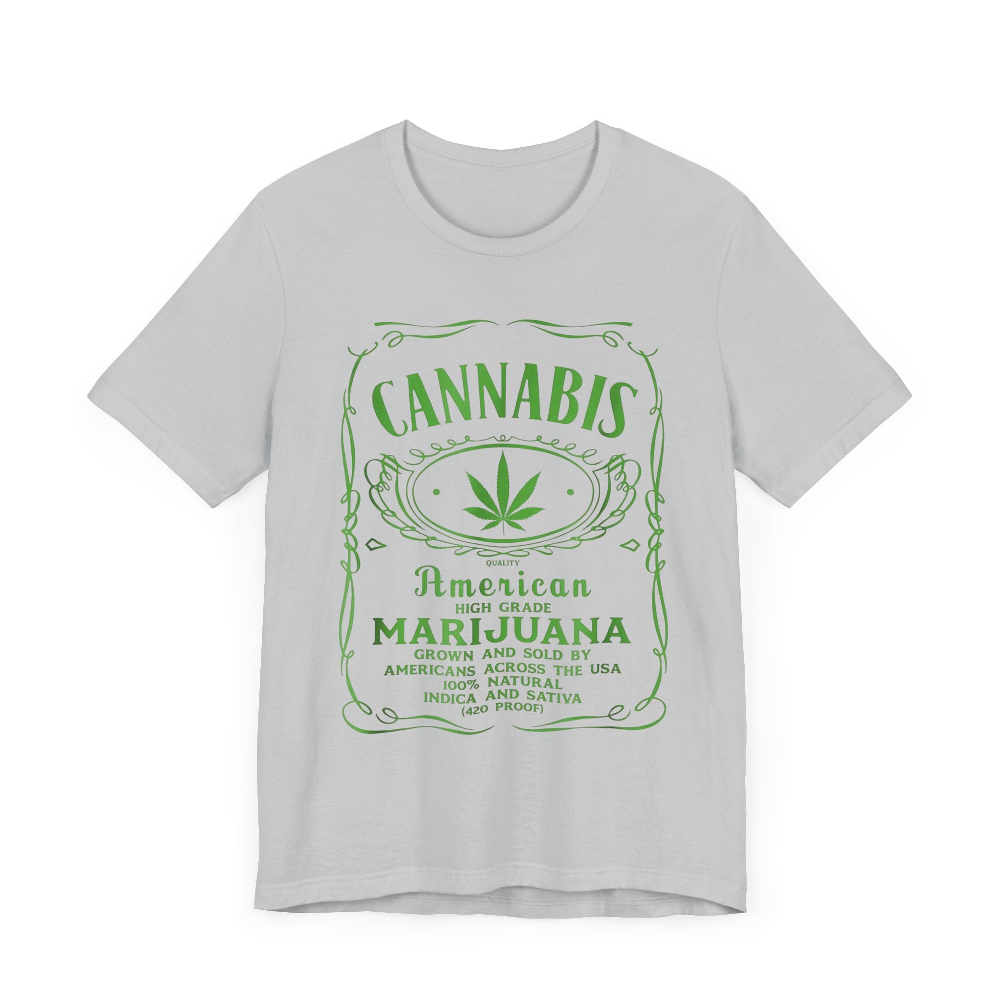 Cannabis American High Grade Marijuana Unisex Tee