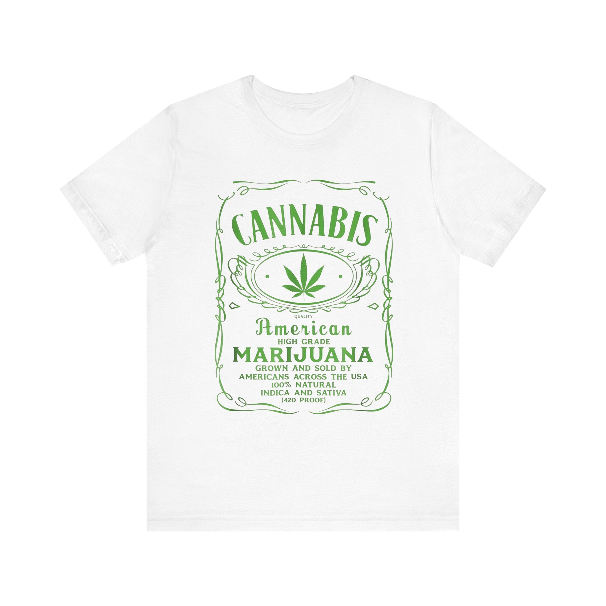 Cannabis American High Grade Marijuana Unisex Tee