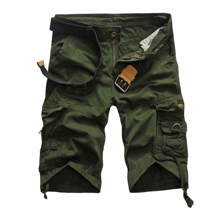 Summer Men's Loose Large Size Camouflage Cargo Pants Leisure Cargo Shorts