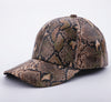 Royal Snake Print Baseball Hat