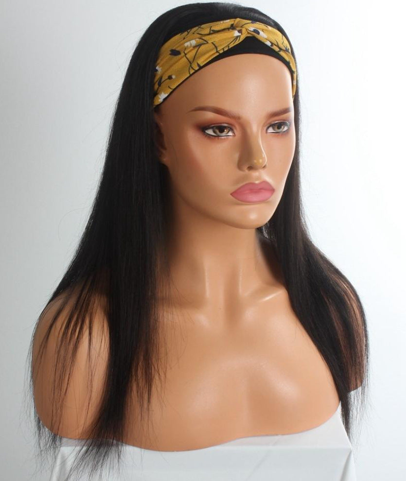 European And American Wig Women's Long Straight Hair