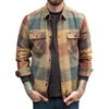 Men's short sleeve cardigan trendy shirt