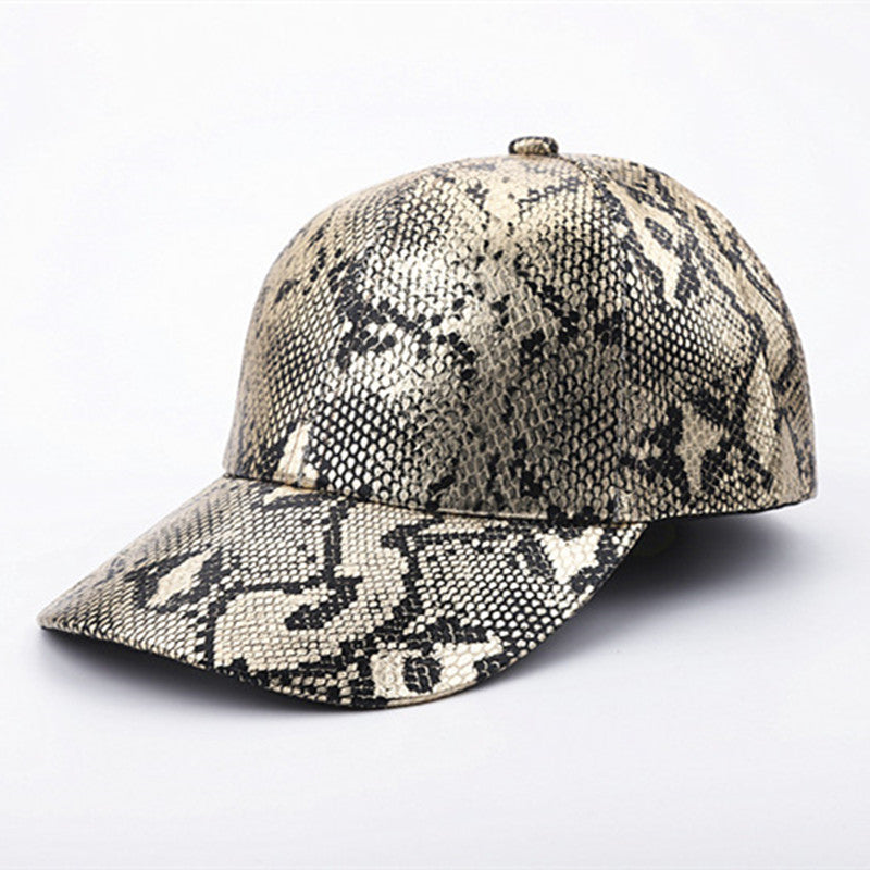 Royal Snake Print Baseball Hat