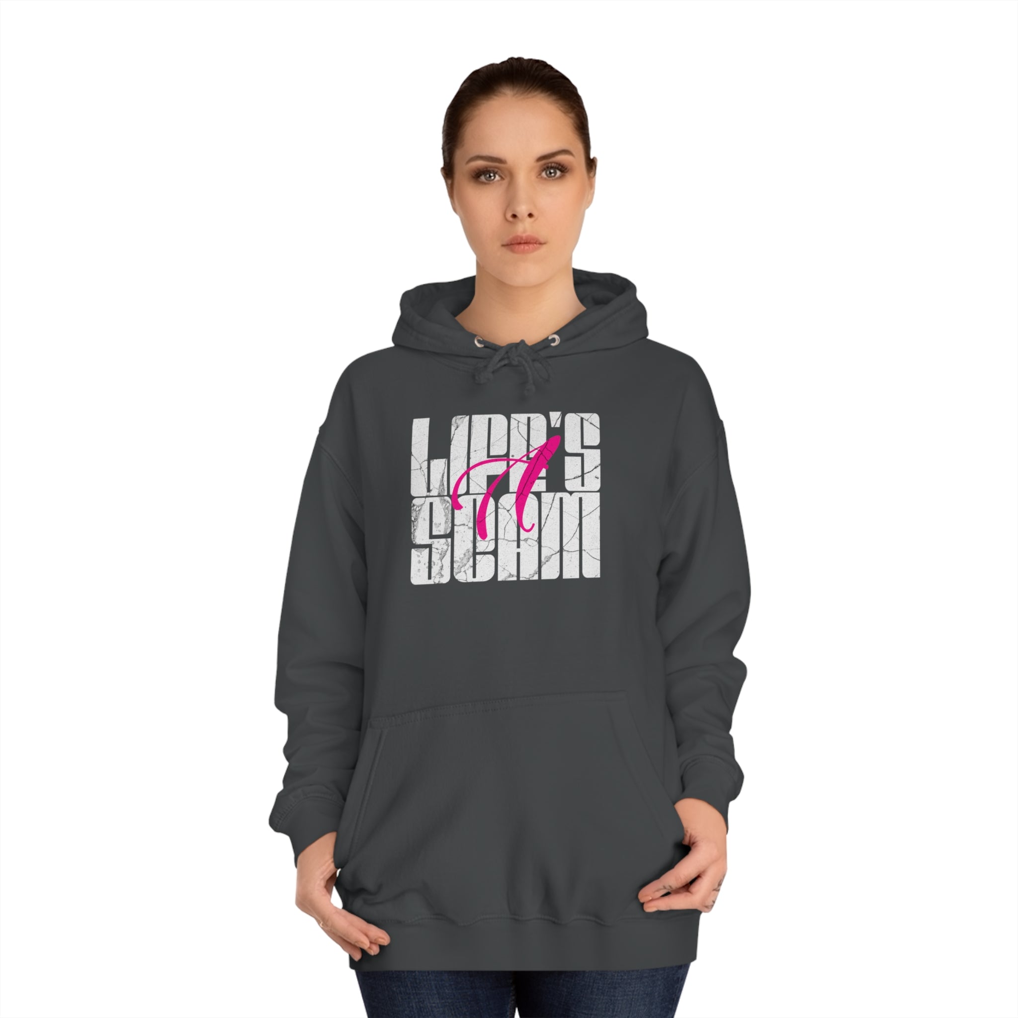 Life's A Scam Unisex College Hoodie