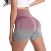 Peach Hip Raise Yoga Pants Hanging Dyed Gradient High Waist Shorts Sports Yoga Pants