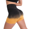 Peach Hip Raise Yoga Pants Hanging Dyed Gradient High Waist Shorts Sports Yoga Pants