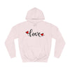 Love Graphic Unisex College Hoodie - Perfect for Valentine's Day & Casual Wear