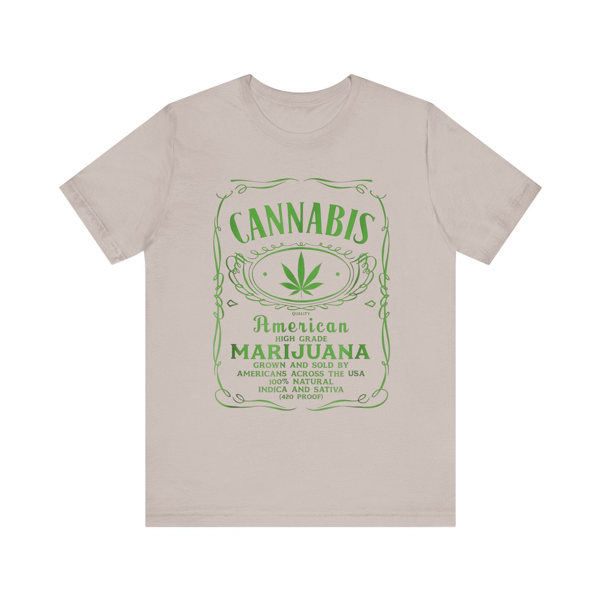 Cannabis American High Grade Marijuana Unisex Tee