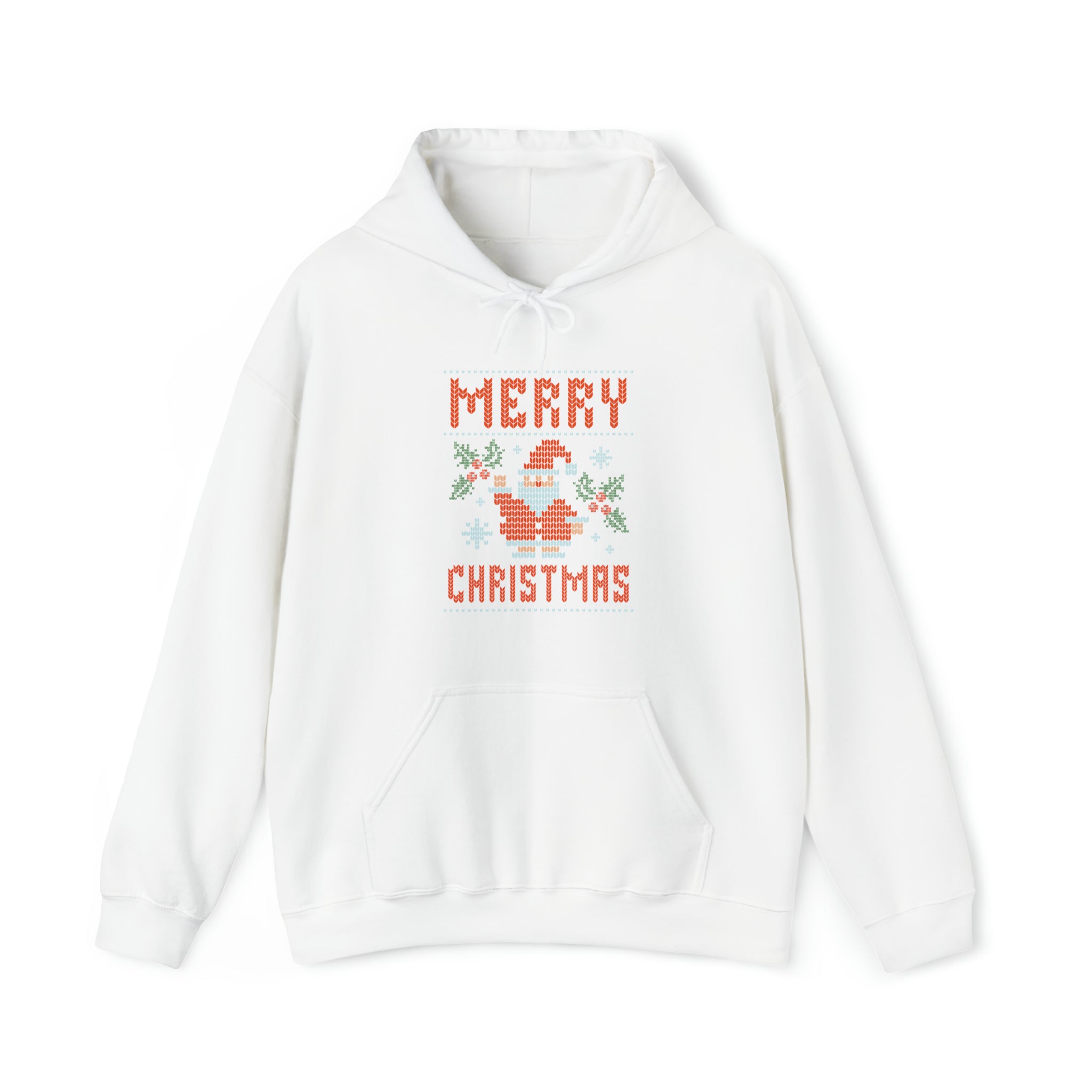 Merry Christmas Ugly Vintage Hooded Sweatshirt