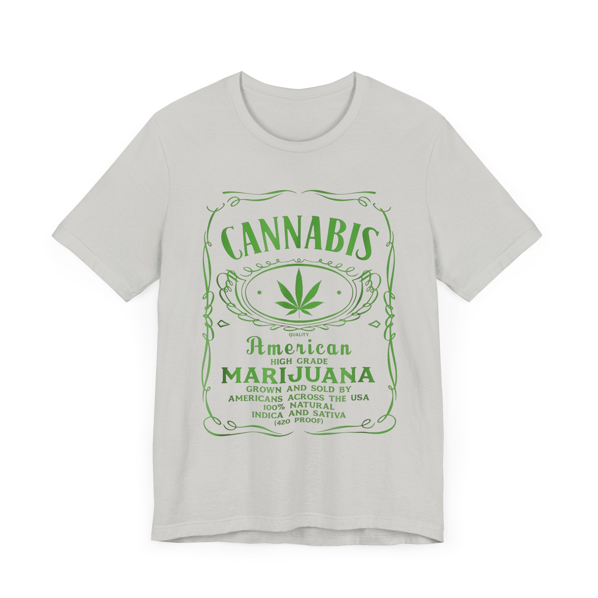 Cannabis American High Grade Marijuana Unisex Tee