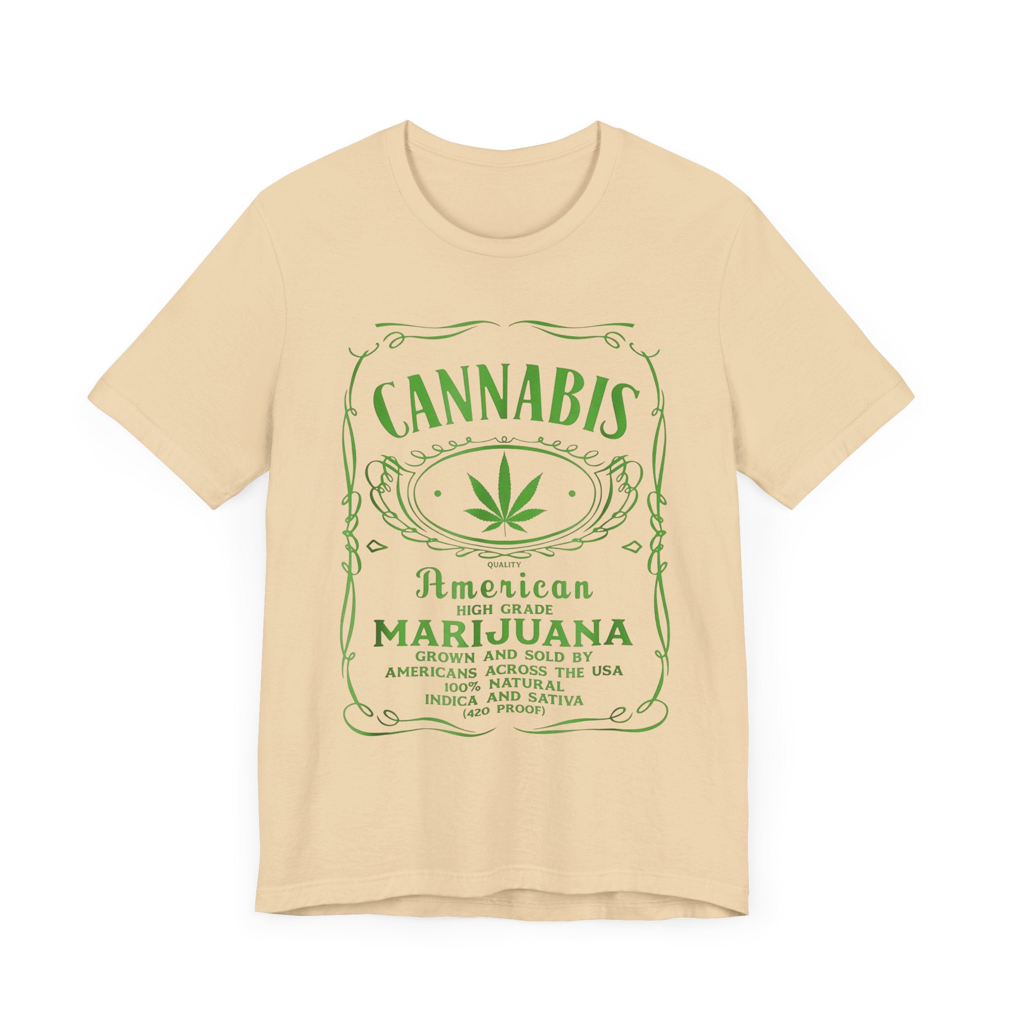 Cannabis American High Grade Marijuana Unisex Tee