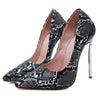 Snake Print High Heels