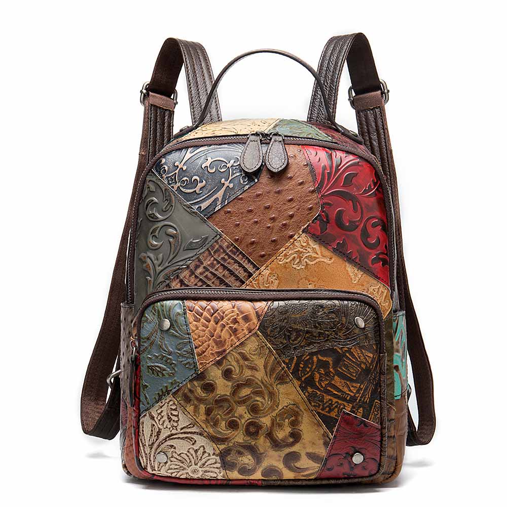 Trend stitching ladies backpack