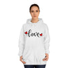 Love Graphic Unisex College Hoodie - Perfect for Valentine's Day & Casual Wear