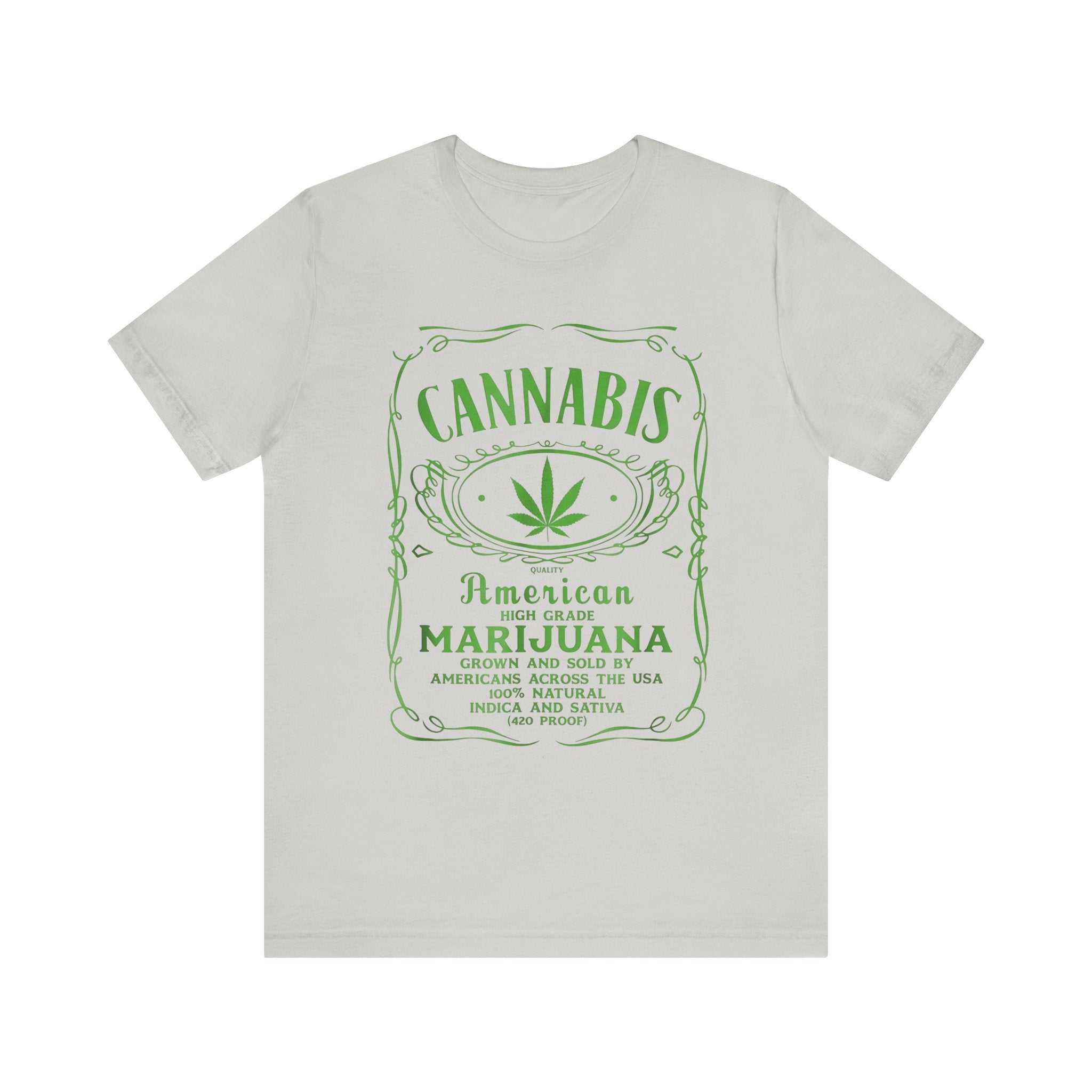 Cannabis American High Grade Marijuana Unisex Tee