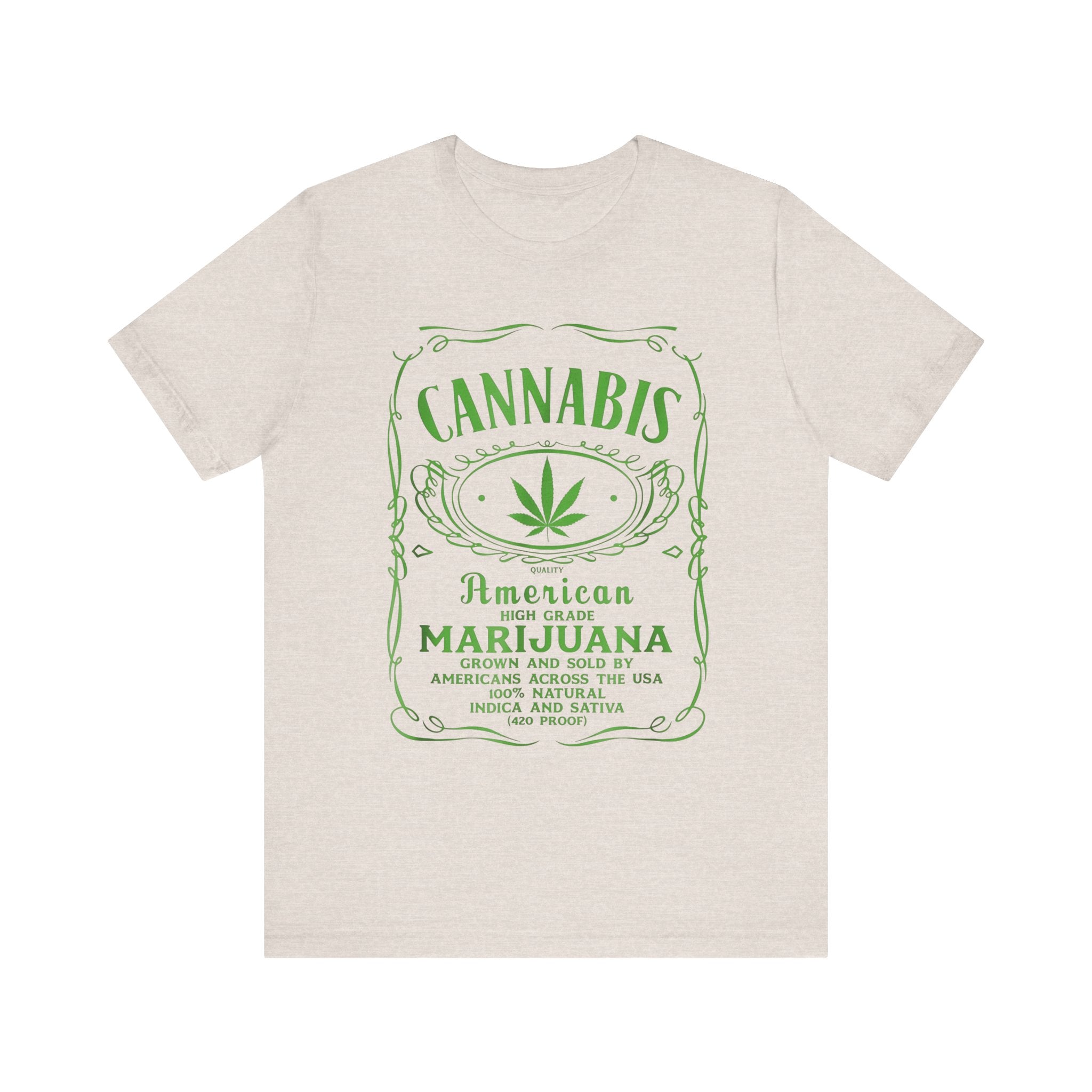 Cannabis American High Grade Marijuana Unisex Tee