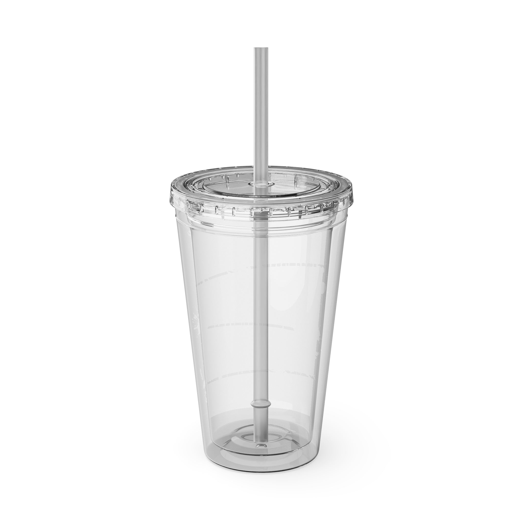 Sunsplash Horror-Themed Tumbler with Straw - 16oz Travel Cup for Spooky Season