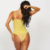 Lace front snap-fit receiving waist bodysuit