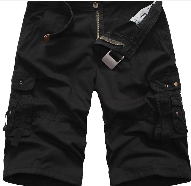 Summer Men's Loose Large Size Camouflage Cargo Pants Leisure Cargo Shorts