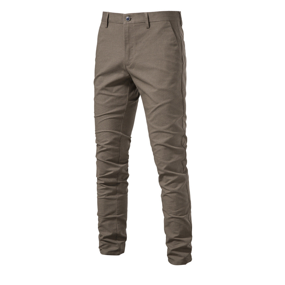 Men's Fashionable All-match Breathable Cotton Trousers