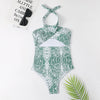 Regal Triangle Bikini With Snake Print