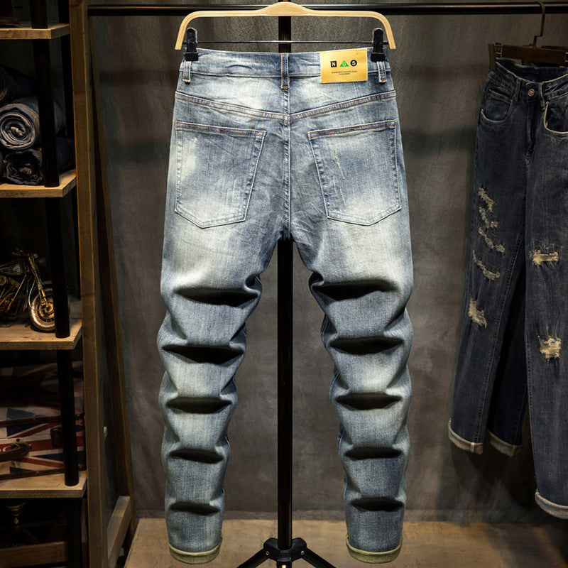 Ripped Jeans For Young Men Korean Style