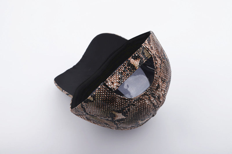 Royal Snake Print Baseball Hat