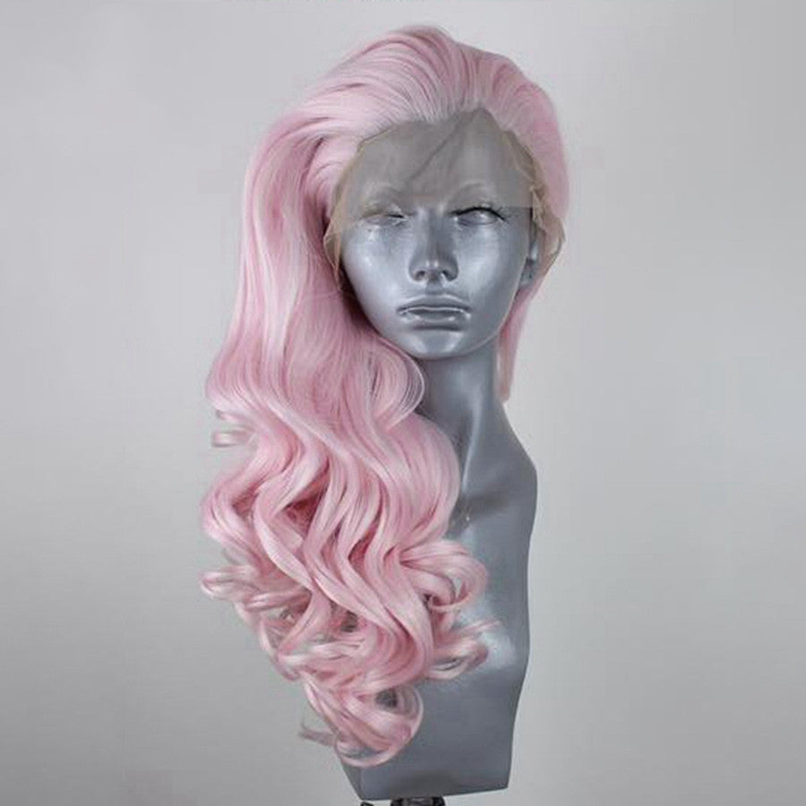 Women's Chemical Fiber Front Lace Wig Headgear