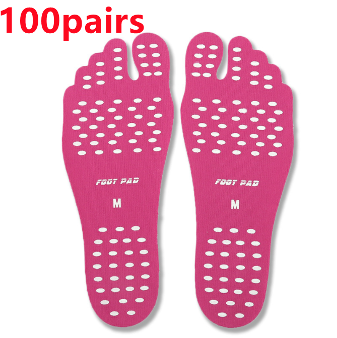 Beach Shoe Invisible Sticker Adhesive Beach Insoles Beach Pads SolesElastic Flexible Pool Barefoot Anti-slip Pads Men Women