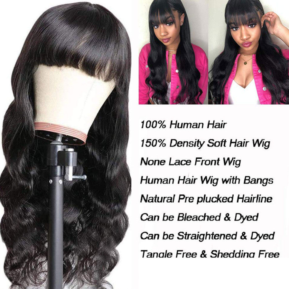 BODY WAVE Full Wig Machine Made