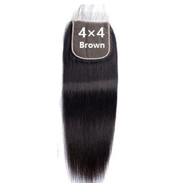 4x4Real Human Hair Wig Block Natural Black