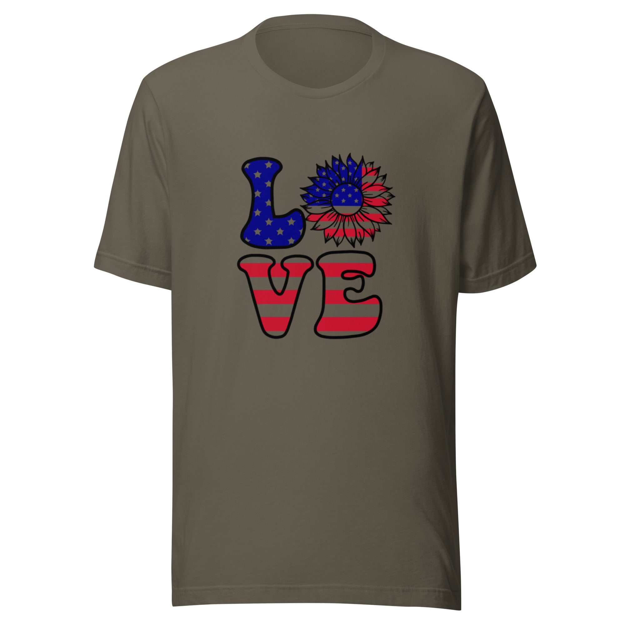 Love Red, White, & Blue Unisex T-Shirt