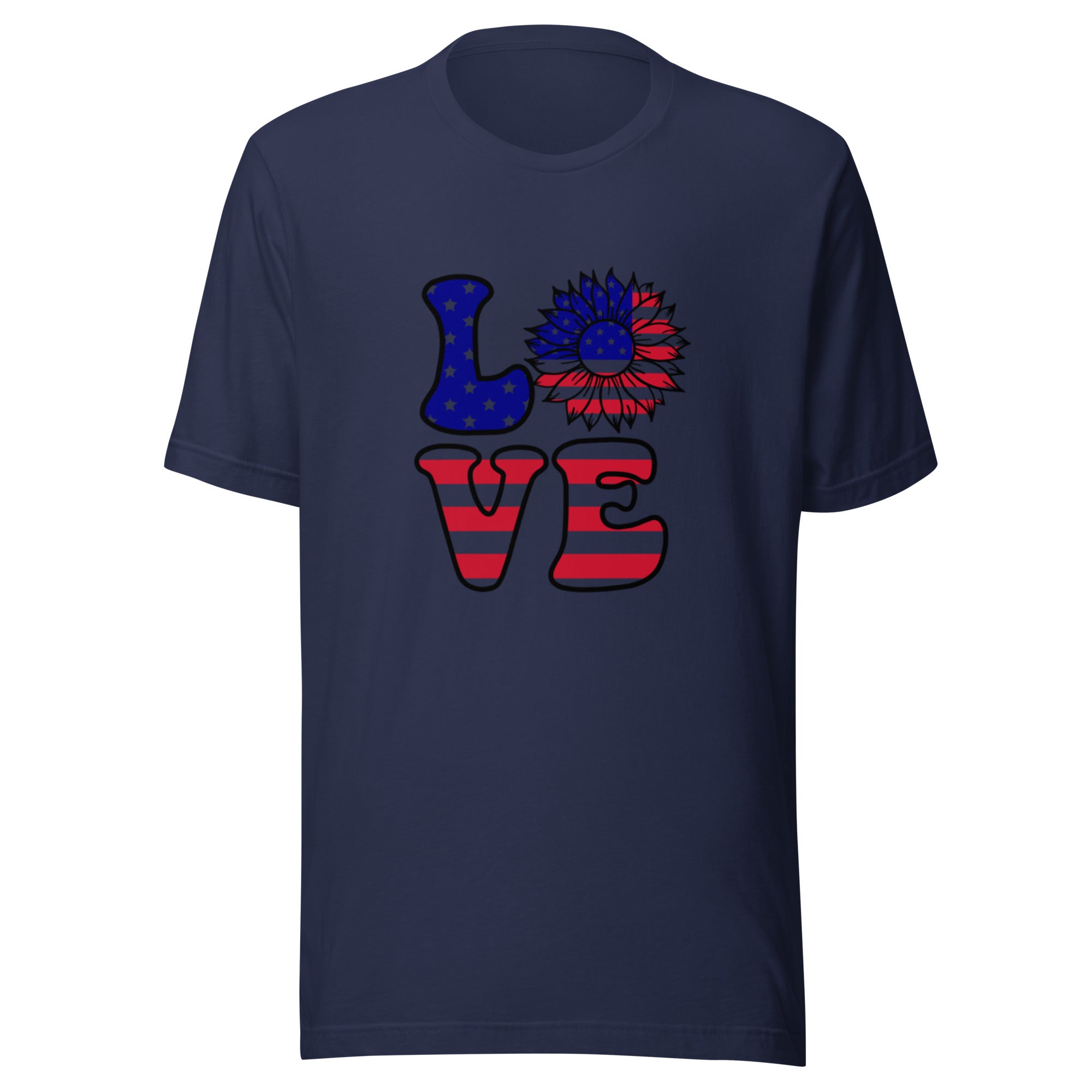 Love Red, White, & Blue Unisex T-Shirt