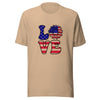 Love Red, White, & Blue Unisex T-Shirt