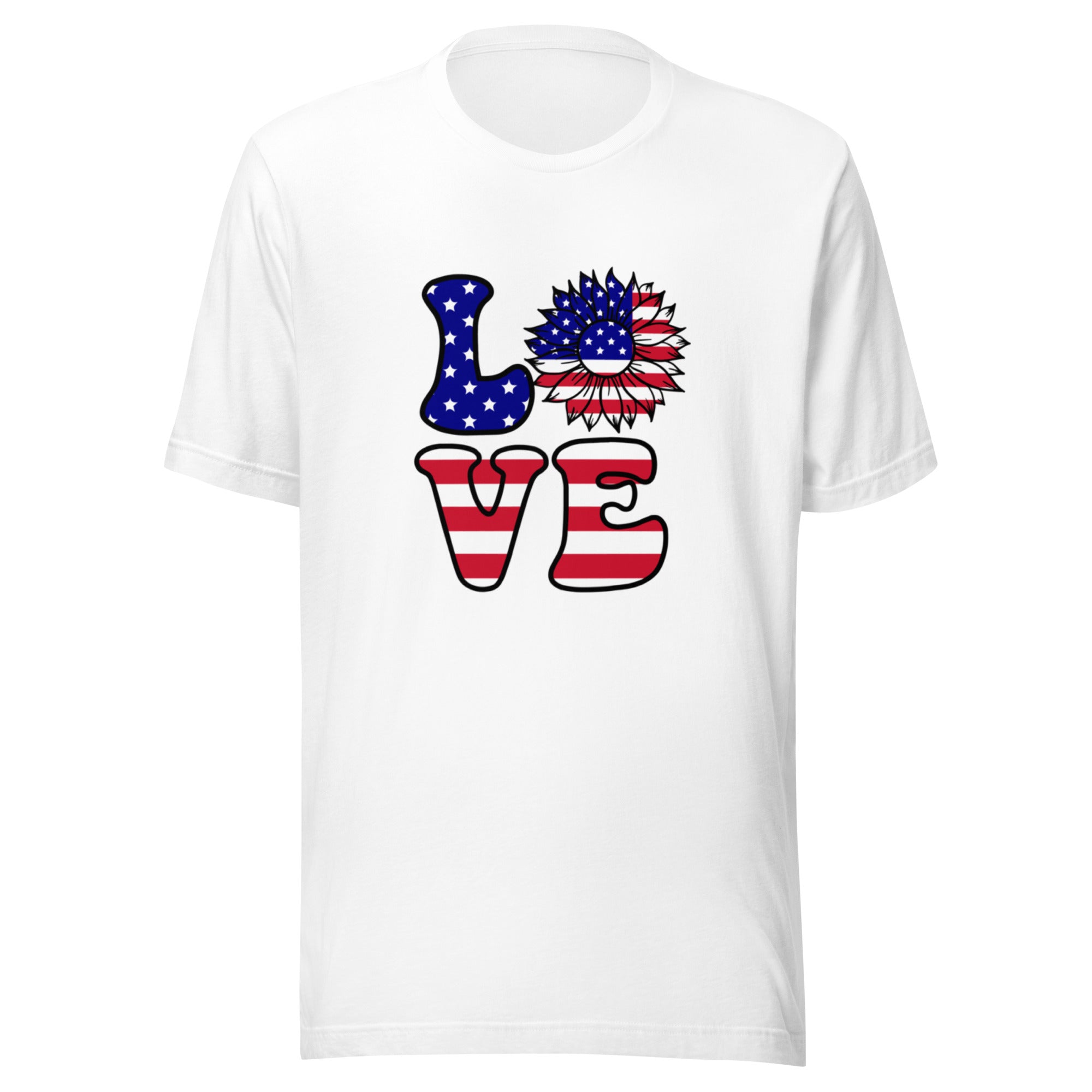 Love Red, White, & Blue Unisex T-Shirt