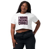 Wanna Cuddle Women’s Crop Top