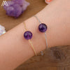 Fashion Women Natural Sphere Stone Beads Bracelet Jewelry